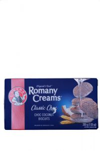 Bakers Romany Creams Choc Coconut Biscuits