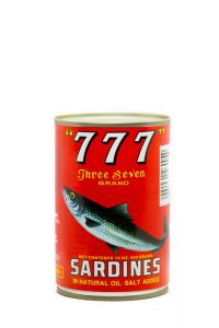 777 Sardines in Natural Oil Salt Added